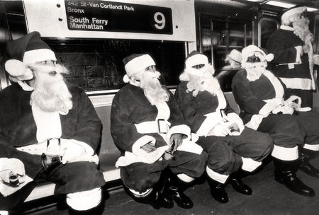 Subway Santas NYC