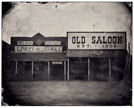 Old Saloon --Tintype- - James Weber